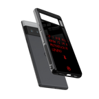 i am a legend back phone cover | glass case for google pixel 6 pro