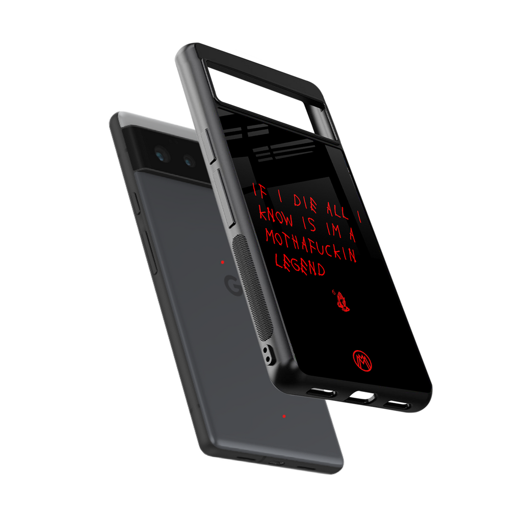 i am a legend back phone cover | glass case for google pixel 6
