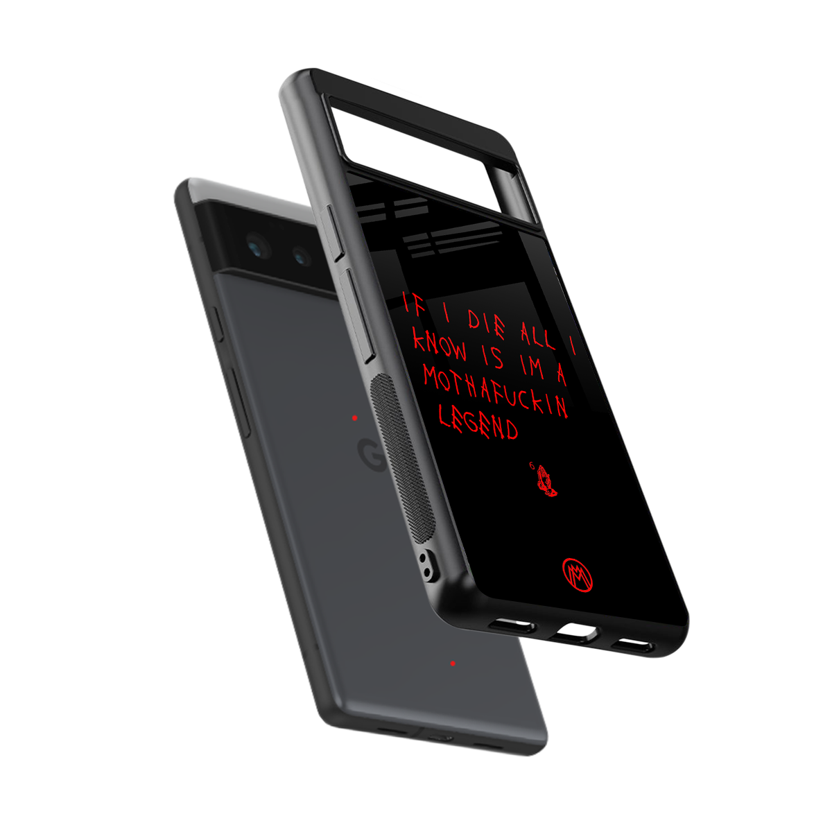 i am a legend back phone cover | glass case for google pixel 6