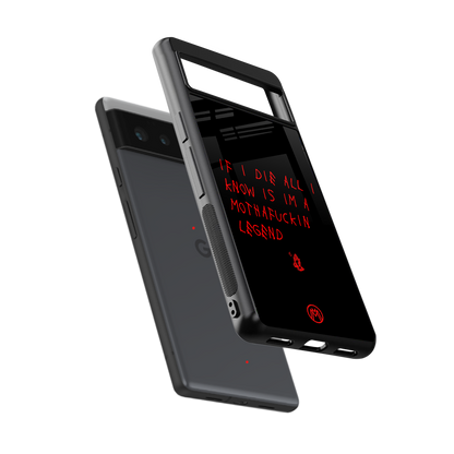 i am a legend back phone cover | glass case for Google Pixel 6A