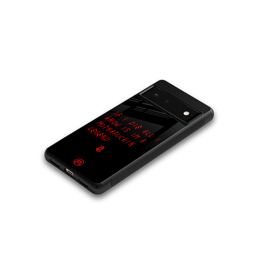 i am a legend back phone cover | glass case for google pixel 6