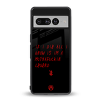 i am a legend back phone cover | glass case for google pixel 7 pro