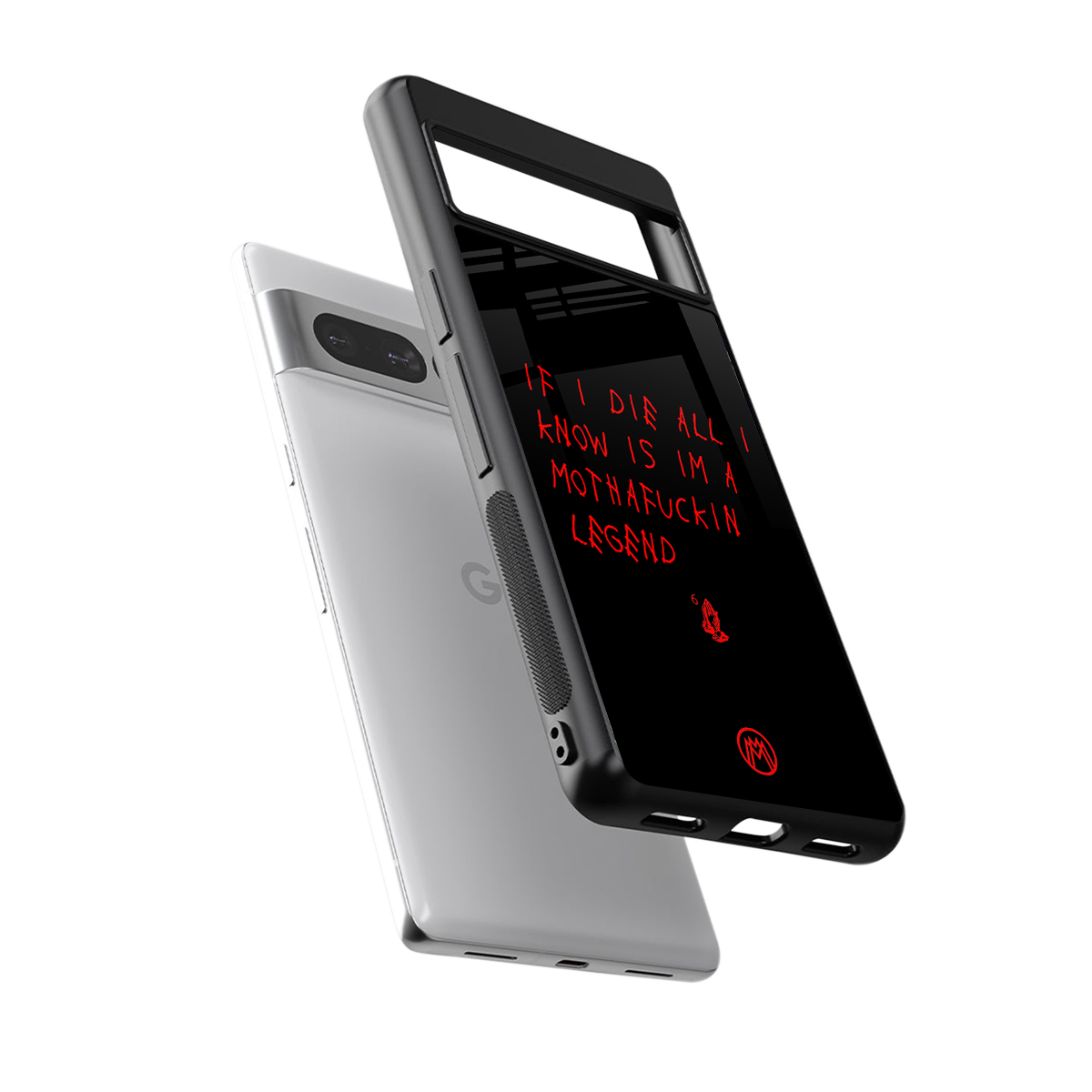 i am a legend back phone cover | glass case for google pixel 7 pro