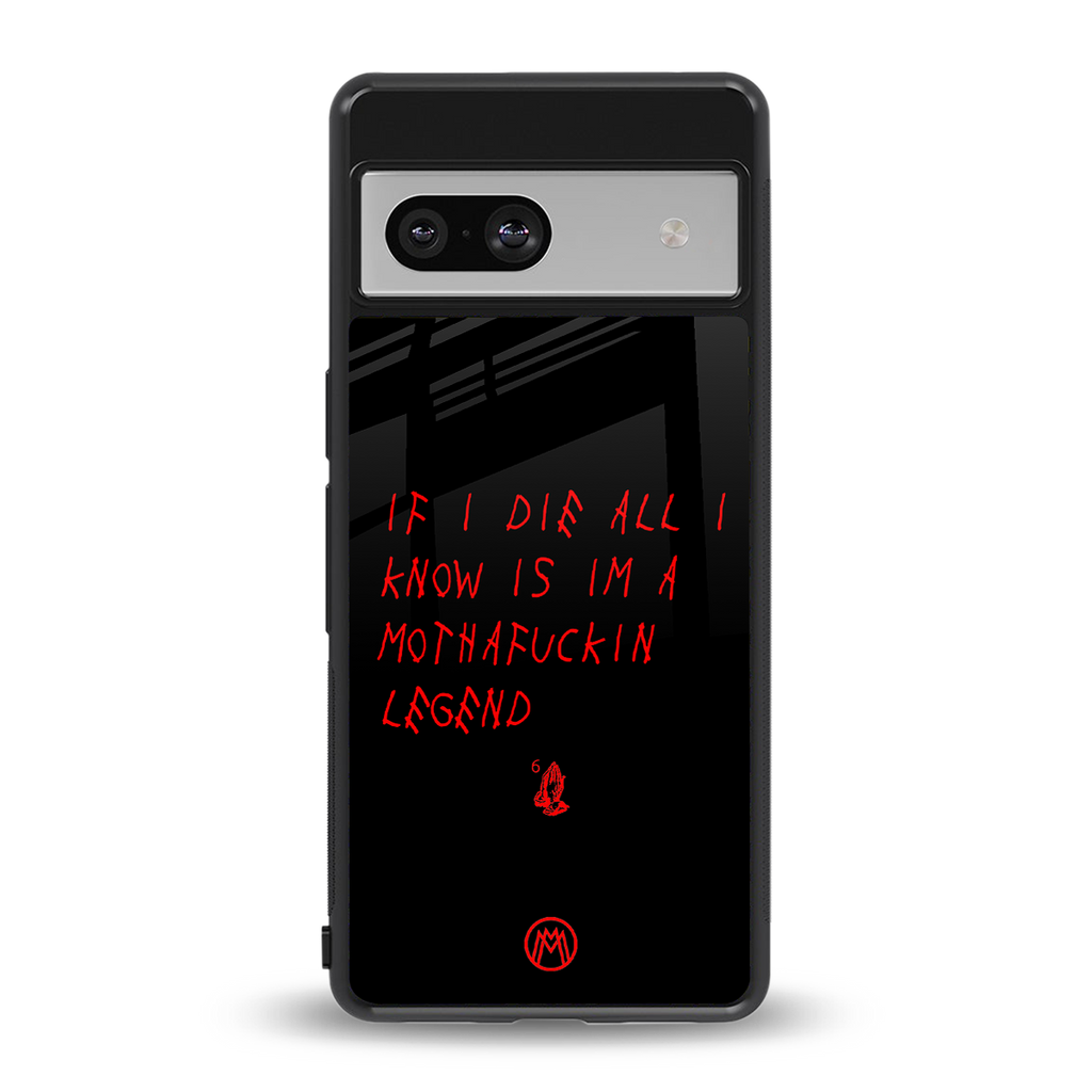 i am a legend back phone cover | glass case for Google Pixel 7