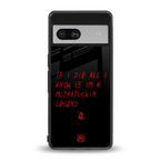 i am a legend back phone cover | glass case for Google Pixel 7