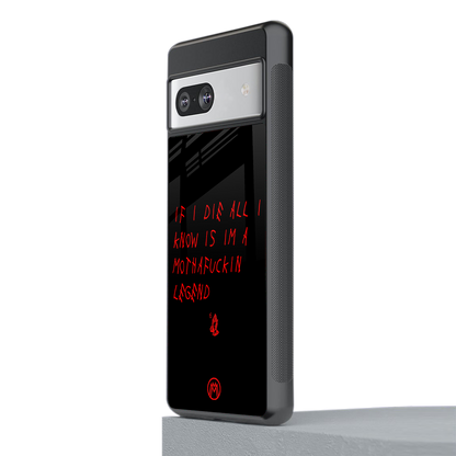 i am a legend back phone cover | glass case for Google Pixel 7