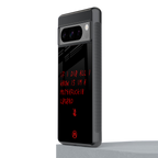 i am a legend back phone cover | glass case for google pixel 8 pro