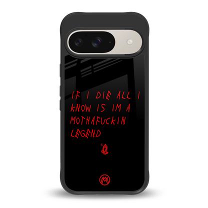 i am a legend back phone cover | glass case for google pixel 9