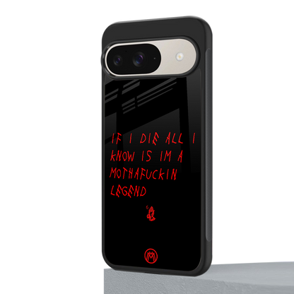 i am a legend back phone cover | glass case for google pixel 9