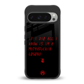 i am a legend back phone cover | glass case for google pixel 9 pro
