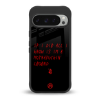 i am a legend back phone cover | glass case for google pixel 9 pro