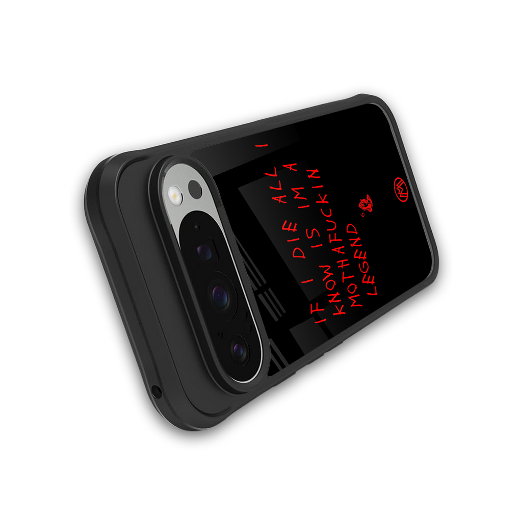 i am a legend back phone cover | glass case for google pixel 9 pro