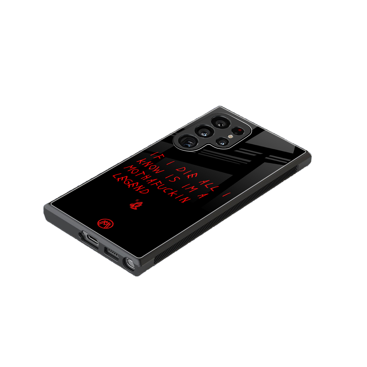 i am a legend back phone cover | glass case for samsung galaxy s23 ultra