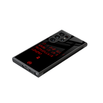 i am a legend back phone cover | glass case for samsung galaxy s23 ultra