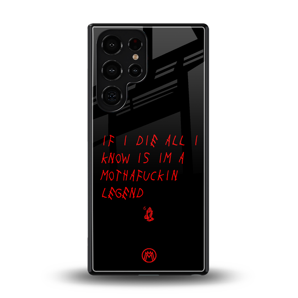 i am a legend back phone cover | glass case for samsung galaxy s25 ultra