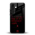 i am a legend back phone cover | glass case for samsung galaxy s24 fe