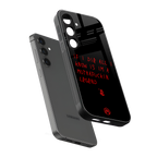 i am a legend back phone cover | glass case for samsung galaxy s24 plus