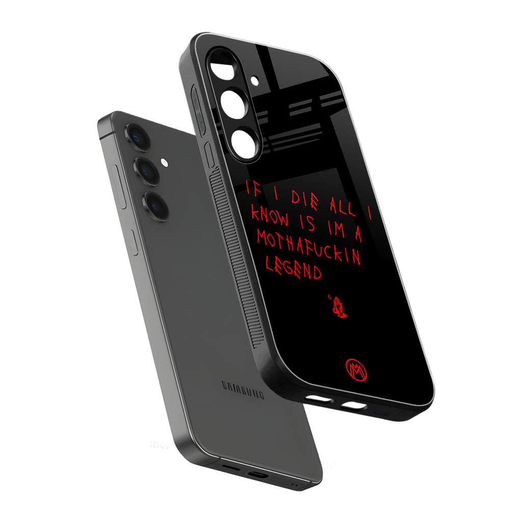 i am a legend back phone cover | glass case for samsung galaxy s25