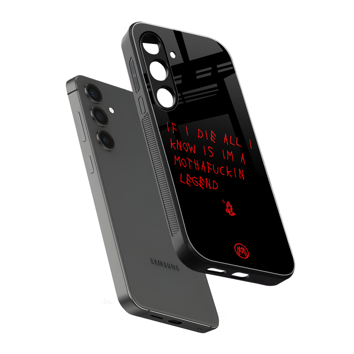 i am a legend back phone cover | glass case for samsung galaxy s23 plus