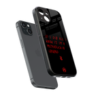 i am a legend back phone cover | glass case for iphone 15