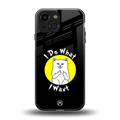 i do what i want back phone cover | glass case for iphone 13 mini