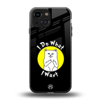 i do what i want back phone cover | glass case for iphone 13 mini