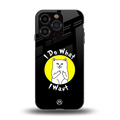 i do what i want back phone cover | glass case for iphone 13 pro