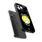 i do what i want back phone cover | glass case for iphone 16 pro max