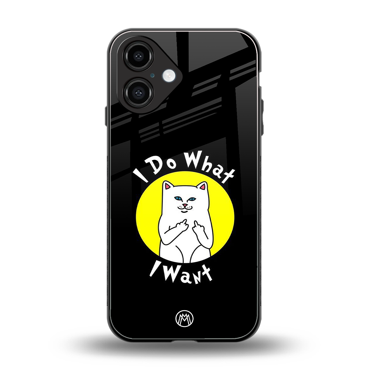 i do what i want back phone cover | glass case for iphone 16