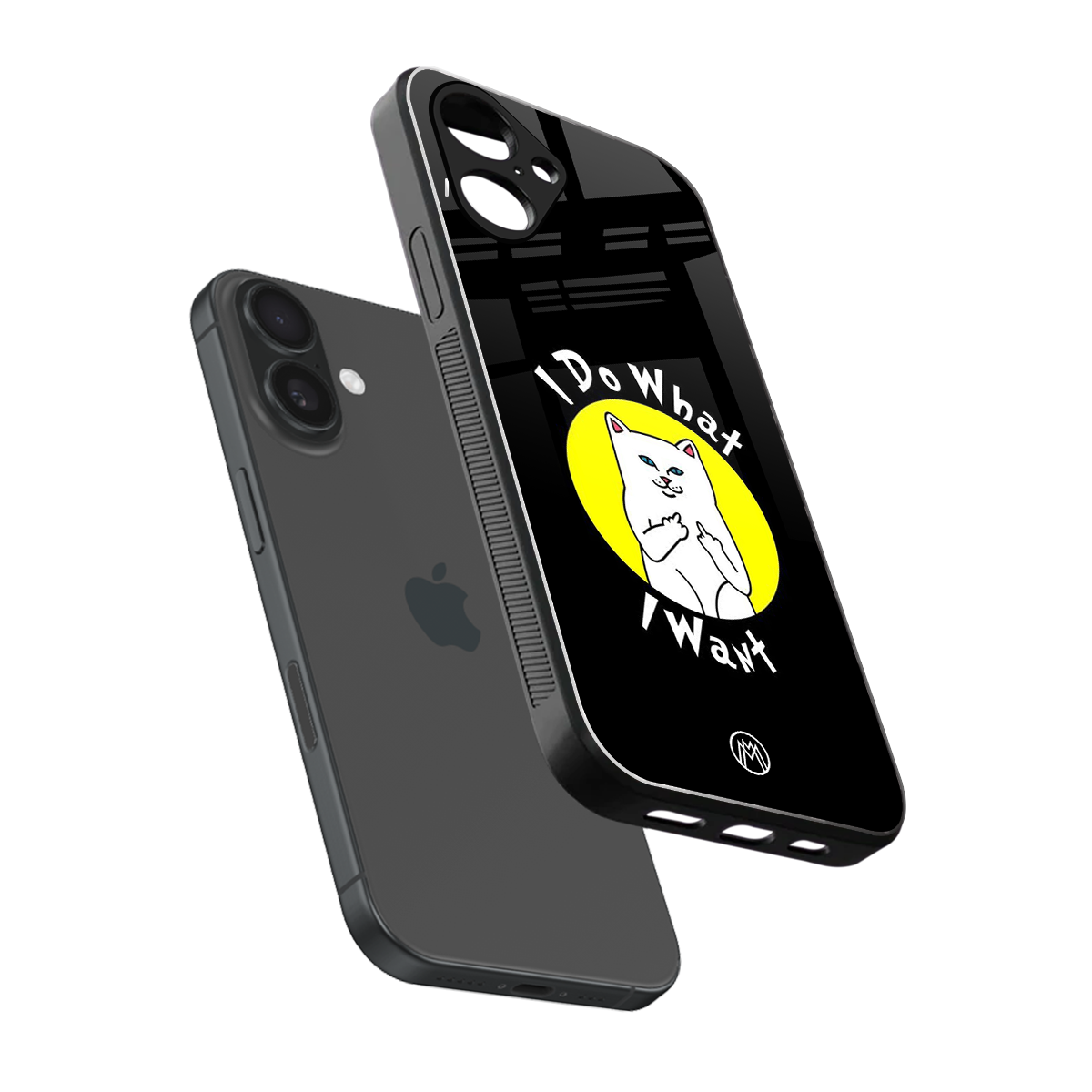 i do what i want back phone cover | glass case for iphone 16