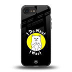 i do what i want back phone cover | glass case for iphone 16e
