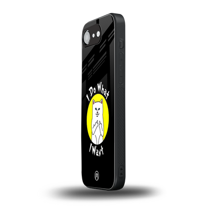 i do what i want back phone cover | glass case for iphone 16e