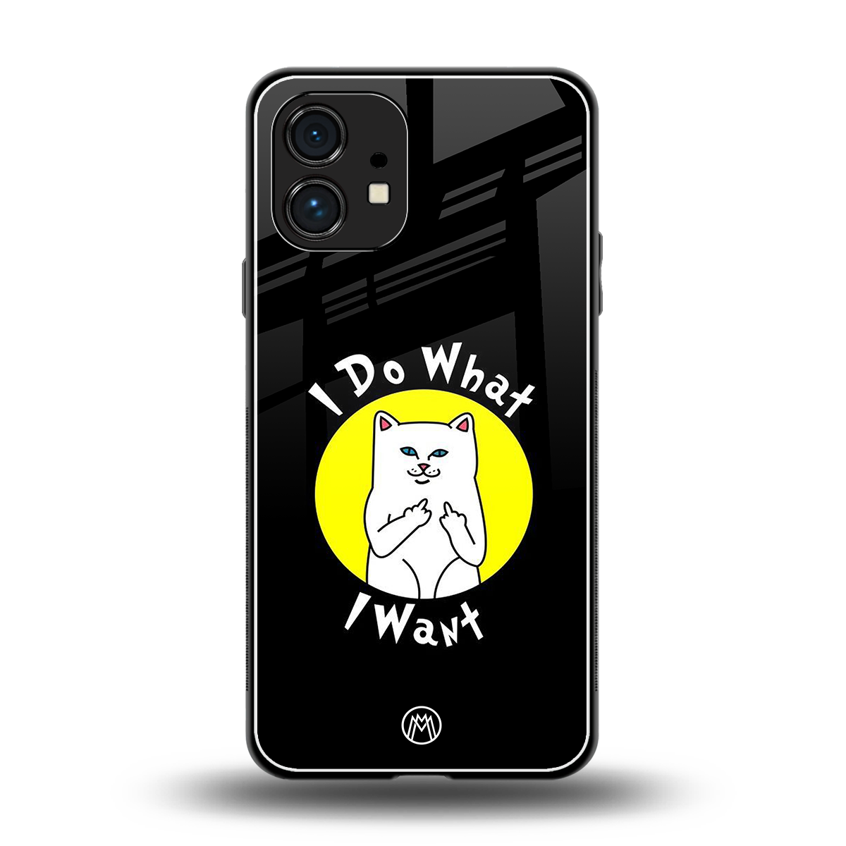 i do what i want back phone cover | glass case for nothing phone 1