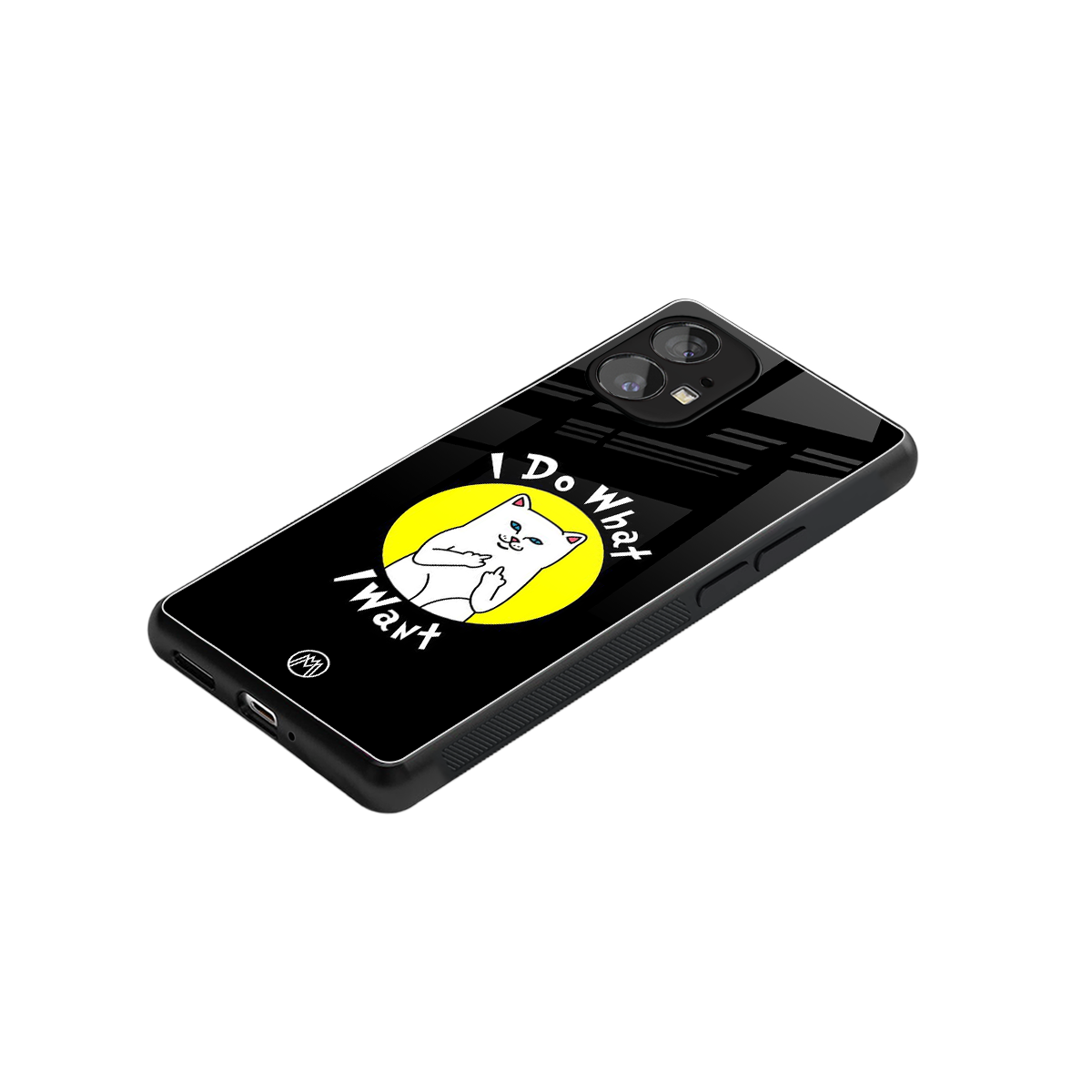 i do what i want back phone cover | glass case for nothing phone 1