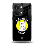 i do what i want back phone cover | glass case for oneplus nord 3