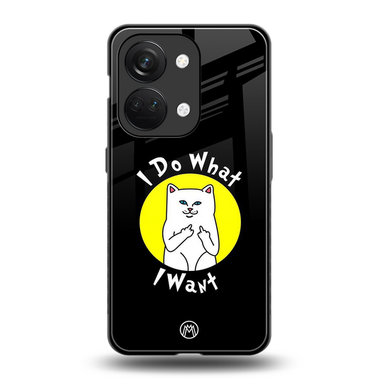 i do what i want back phone cover | glass case for oneplus nord 3