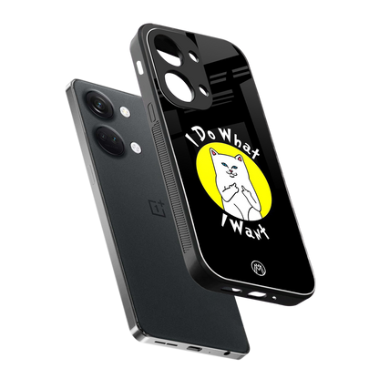 i do what i want back phone cover | glass case for oneplus nord 3