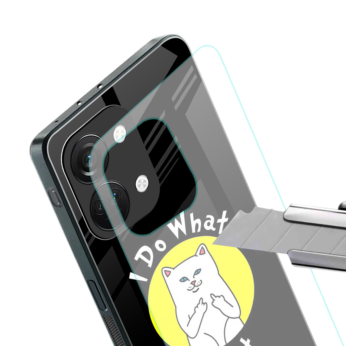 i do what i want back phone cover | glass case for oneplus nord 3