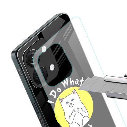 i do what i want back phone cover | glass case for oneplus nord 3