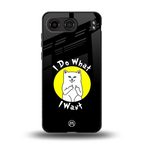 i do what i want back phone cover | glass case for oneplus nord 4