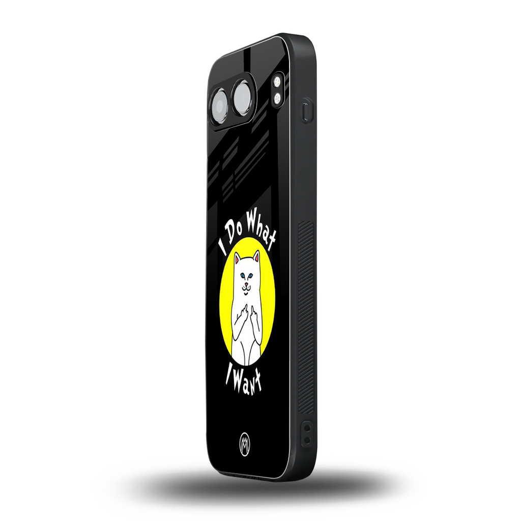 i do what i want back phone cover | glass case for oneplus nord 4