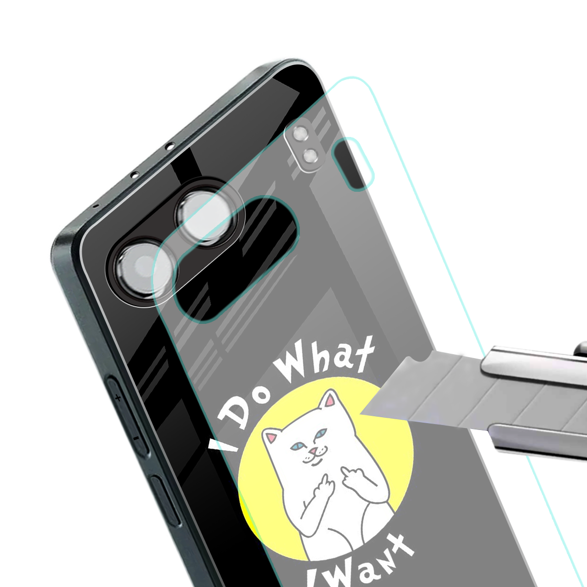 i do what i want back phone cover | glass case for oneplus nord 4