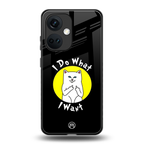 i do what i want back phone cover | glass case for oneplus nord ce 3