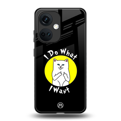 i do what i want back phone cover | glass case for oneplus nord ce 3