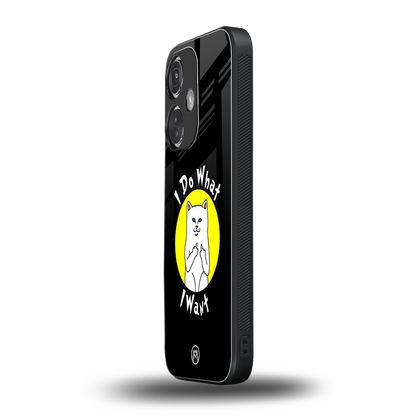 i do what i want back phone cover | glass case for oneplus nord ce 3