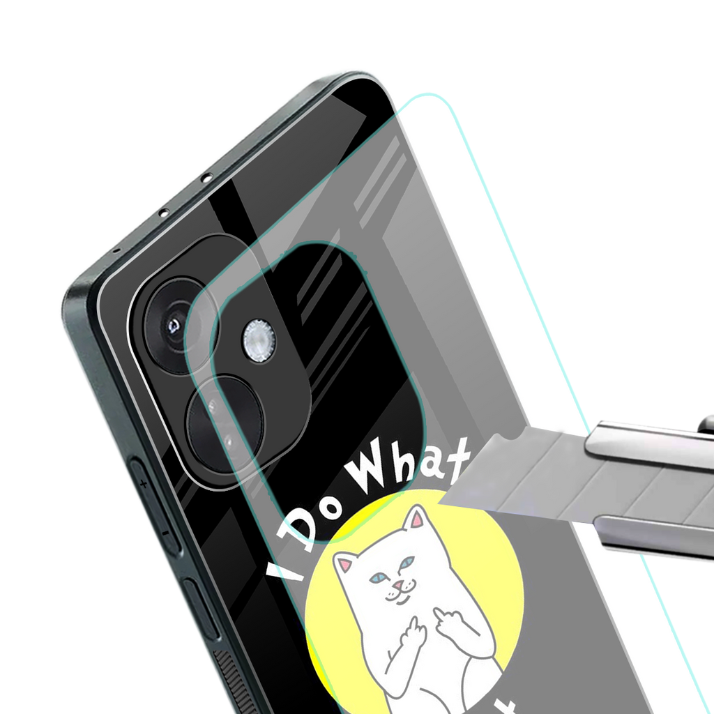 i do what i want back phone cover | glass case for oneplus nord ce 3