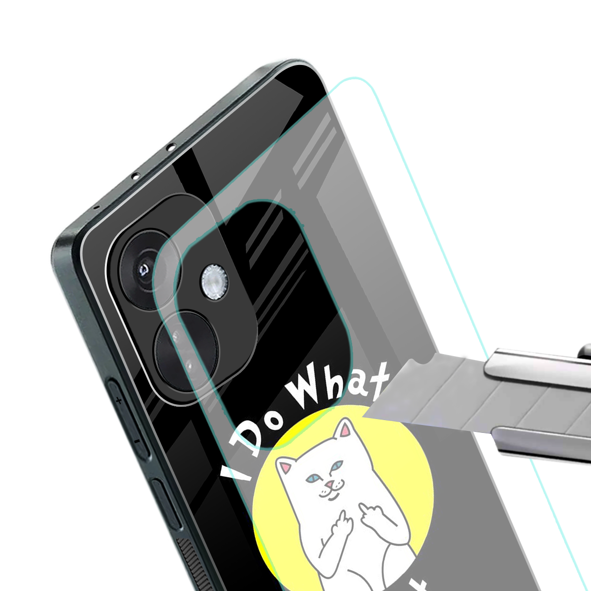 i do what i want back phone cover | glass case for oneplus nord ce 3