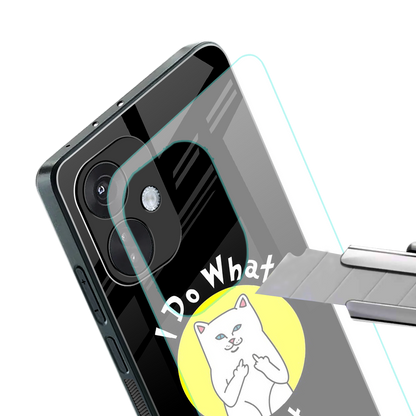 i do what i want back phone cover | glass case for oneplus nord ce 3