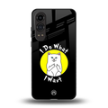 i do what i want back phone cover | glass case for oneplus nord ce 4 lite