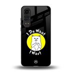 i do what i want back phone cover | glass case for oneplus nord ce 4 lite